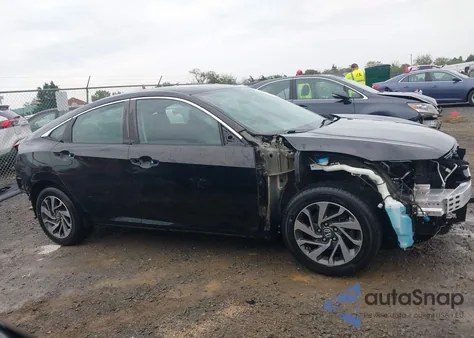 2017 Honda Civic Ex из США, поврежденный, VIN 19XFC2F76HE050096